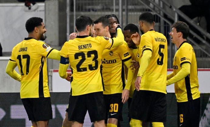 TOR zum 2:2 Sandra Lauper BSC Young Boys Bern (30) Torjubel VfB Stuttgart vs Young Boys Bern YB EUROPA LEAGUE EL 29.01.2026 DFL REGULATIONS PROHIBIT ANY USE OF PHOTOGRAPHS AS IMAGE SEQUENCES AND OR QUASI-VIDEO VfB Stuttgart vs Young Boys Bern YB