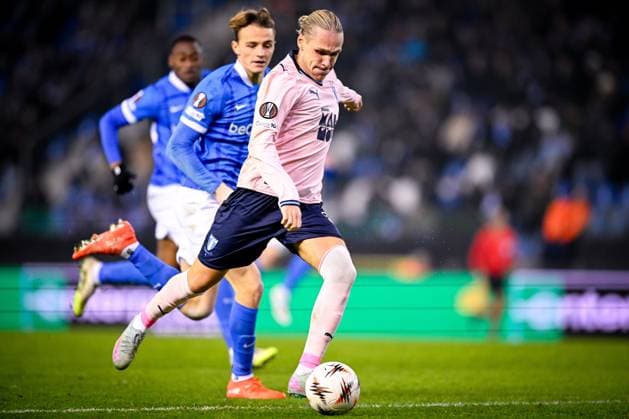 KRC Genk v Malmo - UEFA Europa League GENK, BELGIUM - JANUARY 29 : Sigurdsson Arnor midfielder of Malmo FF during the UEFA Europa League 2025 26 League Phase MD8 match between KRC Genk and Malmo on January 29, 2026 in Genk, Belgium, 29 01 2026  Copyright: xTomasxSiskx