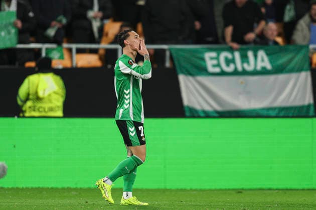 Fußball, EuroLeague, Real Betis Sevilla - Feyenoord Rotterdam #6 ESP: Real Betis - Feyenoord. UEFA Europa League. Matchday 8 Antony Dos Santos of Real Betis during the UEFA Europa League match, between Real Betis and Feyenoord, Matchday 8, played at La Cartuja Stadium on January 29, 2026 in Sevilla, Spain. kpng Copyright: xAntonioxPozox xPRESSINx AP_260129_BET_FEY_028
