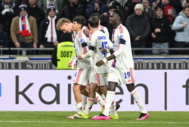 Football : Olympique Lyonnais v PAOK FC - UEFA Europa League 29 01 2026 Khalis MERAH of Lyon scoring goal during the UEFA Europa league match between Olympique Lyonnais and PAOK FC at Groupama Stadium Decines Charpieu Lyon France on January 29 2026 LYONFrance  Copyright: xMouradxAllilix