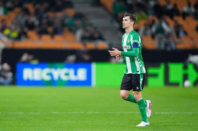 Fußball, EuroLeague, Real Betis Sevilla - Feyenoord Rotterdam #6 January 29, 2026, Sevilla, Sevilla, Spain: Diego Llorente of Real Betis Balompie in action during the UEFA Europa League 2025 26 League Phase MD8 match between Real Betis Balompie and Feyenoord at La Cartuja stadium on January 29, 2026 in Seville, Spain. Sevilla Spain - ZUMAa181 20260129_zaa_a181_054 Copyright: xJoaquinxCorcherox