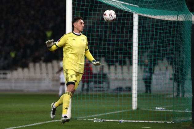 CALCIO - UEFA Europa League - Panathinaikos vs Roma 29.01.2026 Europa League Fase a Gironi : Panathinaikos vs Roma Nella foto: Gollini (Foto Gino Mancini) Atene Greece  Copyright: xIPAxSport ABACAx