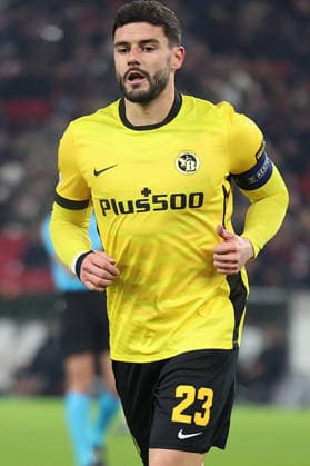 29.01.2026, xrekx, Fussball UEFA Europa League, VfB Stuttgart - Young Boys Bern v.l. Loris Benito (BSC Young Boys) (DFL DFB REGULATIONS PROHIBIT ANY USE OF PHOTOGRAPHS as IMAGE SEQUENCES and or QUASI-VIDEO) Stuttgart