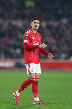Nottingham Forest v Ferencvarosi TC UEFA Europa League Nicolas Dominguez of Nottingham Forest during the UEFA Europa League match at the City Ground, Nottingham 29 01 2026 UK Newspapers OUT Copyright: xAndyxSumnerx FIL-22875-0057