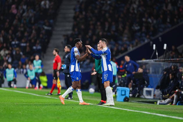 FC Porto v Rangers FC - UEFA Europa League 2025 26 League Phase MD8 Samu Omorodion of FC Porto and Deniz Gul of FC Porto are in action during the UEFA Europa League - League phase, matchday 8 between FC Porto and Rangers Football Club at Estadio Dragao, in Porto, Portugal, on January 29, 2026. Porto Portugal  Copyright: xLuisxEirasx originalFilename:eiras-uefaeuro260129_npfdm.jpg
