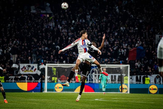 OL - PAOK à Décines-Charpieu le 29 janvier 2026. Nicolas Liponne MAXPPP - Décines-Charpieu 29 01 2026 Khalis Merah lors du match de football entre l Olympique Lyonnais (OL) et PAOK Salonique dans le cadre de la 8e journée de ligue Europa au stade de Lyon Groupama Stadium, à Décines-Charpieu, le 29 janvier 2026. Football match between Olympique Lyonnais (OL) and PAOK Thessaloniki as part of the eighth matchday of the Europa League at the Groupama Stadium in Lyon, Décines-Charpieu, on January 29, 2026. Décines-Charpieu Auvergne Rhône-Alpes France  Copyright: xMAXPPPxNicolasxLiponnex NLP202601295472 NLP202601295472