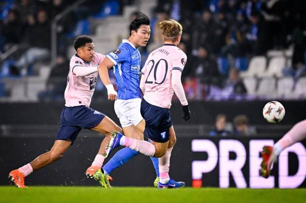 KRC Genk v Malmo - UEFA Europa League GENK, BELGIUM - JANUARY 29 : Oh Hyeon-Gyu forward of KRC Genk during the UEFA Europa League 2025 26 League Phase MD8 match between KRC Genk and Malmo on January 29, 2026 in Genk, Belgium, 29 01 2026  Copyright: xTomasxSiskx