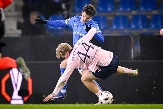 KRC Genk v Malmo - UEFA Europa League GENK, BELGIUM - JANUARY 29 : Karetsas Konstantinos midfielder of KRC Genk during the UEFA Europa League 2025 26 League Phase MD8 match between KRC Genk and Malmo on January 29, 2026 in Genk, Belgium, 29 01 2026  Copyright: xTomasxSiskx