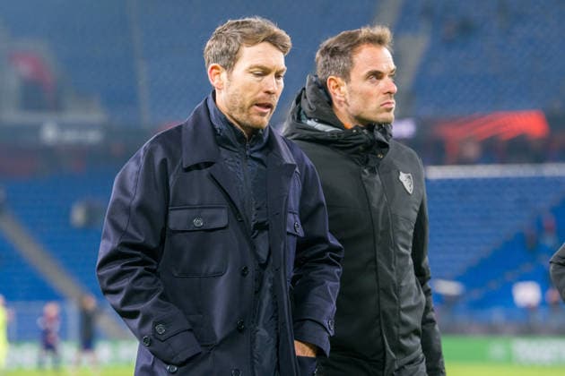 29 01 2026, Basel, St. Jakob-Park, Europa League: FC Basel - Viktoria Plzen, head coach Stephan Lichtsteiner (Basel) Basel St. Jakob-Park Basel Switzerland Copyright: xJustPictures.ch PascalxvonxBürenx jp-en-PaVoB-Pavo_Fotografie-02239