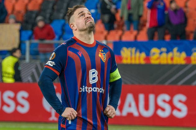 29 01 2026, Basel, St. Jakob-Park, Europa League: FC Basel - Viktoria Plzen, 10 Xherdan Shaqiri (Basel) after the games Basel St. Jakob-Park Basel Switzerland Copyright: xJustPictures.ch PascalxvonxBürenx jp-en-PaVoB-Pavo_Fotografie-02250