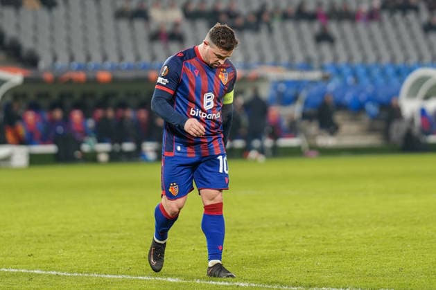 UEFA Europa League 2025 26 - 8. Spieltag, Donnerstag 29.01.2026 - FC Basel 1893 vs. Viktoria Pilsen - St. Jakob-Park (Basel, Schweiz); Xherdan Shaqiri (10, FC Basel) Copyright: xValentinxDomgjonix