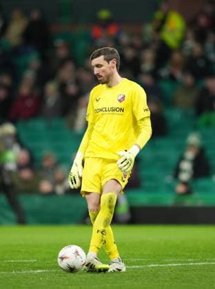 FC Utrecht goalkeeper Vasilis Barkas Celtic v Utrecht, UEFA Europa League, Group Stage, Football, Celtic Park, Glasgow, UK - 29 Jan 2026Glasgow Celtic Park United Kingdom EDITORIAL USE ONLY No use with unauthorised audio, video, data, fixture lists, club league logos or live services. Online in-match use limited to 120 images, no video emulation. No use in betting, games or single club league player publications. Copyright: xStuartxWallace Shutterstockx 16445870bx