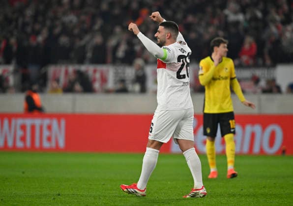 TOR zum 1:0 Deniz Undav VfB Stuttgart (26) Torjubel VfB Stuttgart vs Young Boys Bern YB EUROPA LEAGUE EL 29.01.2026 DFL REGULATIONS PROHIBIT ANY USE OF PHOTOGRAPHS AS IMAGE SEQUENCES AND OR QUASI-VIDEO VfB Stuttgart vs Young Boys Bern YB