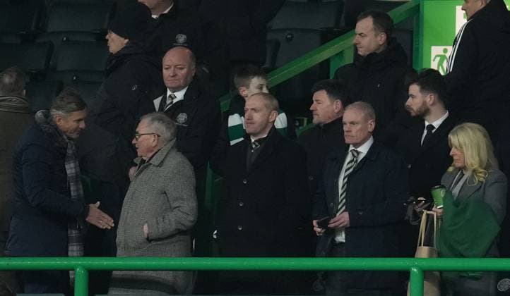 Celtic FC directors Celtic interim Chairman Brian Wilson, Celtic Chief Executive Michael Nicholson & Celtic Chief Financial Officer Chris McKay in the directors box. Final score Celtic 4 FC Utrecht 2. Celtic v Utrecht, UEFA Europa League, Group Stage, Football, Celtic Park, Glasgow, UK - 29 Jan 2026Glasgow Celtic Park United Kingdom EDITORIAL USE ONLY No use with unauthorised audio, video, data, fixture lists, club league logos or live services. Online in-match use limited to 120 images, no video emulation. No use in betting, games or single club league player publications. Copyright: xStuartxWallace Shutterstockx 16445870cb