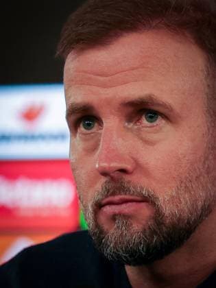 Cheftrainer Sebastian Hoeness (VfB Stuttgart) bei der Pressekonferenz nach dem gewonnenen Heimspiel, VfB Stuttgart vs. BSC Young Boys Bern, Fussball, Maenner, UEFA Europa League, Saison 2025 2026, 8. Spieltag, 29.01.2026 DFB regulations prohibit any use of photographs as image sequences and or quasi-video Stuttgart Baden-Wuerttemberg Deutschland