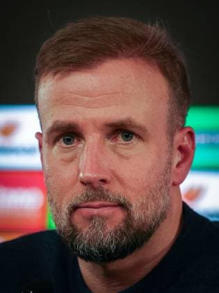 Cheftrainer Sebastian Hoeness (VfB Stuttgart) bei der Pressekonferenz nach dem gewonnenen Heimspiel, VfB Stuttgart vs. BSC Young Boys Bern, Fussball, Maenner, UEFA Europa League, Saison 2025 2026, 8. Spieltag, 29.01.2026 DFB regulations prohibit any use of photographs as image sequences and or quasi-video Stuttgart Baden-Wuerttemberg Deutschland