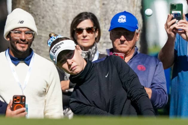 January 29, 2026, Orlando, Florida, USA: Nelly Korda chips on to the 9th green during the first round of the 2026 Hilton Grand Vacations Tournament of Champions at Lake Nona Golf & Country Club. Orlando USA - ZUMAw109 20260129_fap_w109_001 Copyright: xDebbyxWongx
