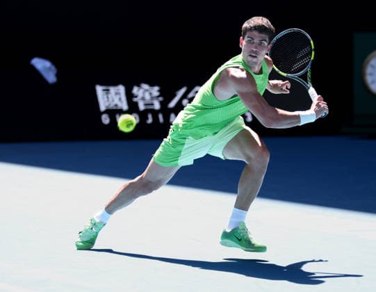 Carlos Alcaraz (ESP), Australian Open 2026 Melbourne Park, Melbourne, Victoria, Australia.. Copyright: xJuergenxHasenkopfx