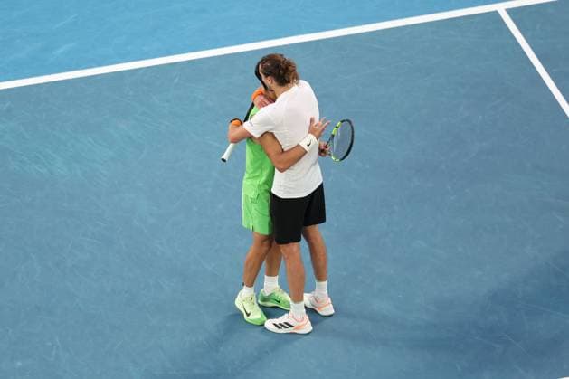 Carlos Alcaraz win his Semi-final match against Alexander Zverev Australian Open tennis tournament, Day Thirteen, Melbourne Park, Australia - 30 Jan 2026Melbourne Melbourne Park Victoria (VIC) Australia  Copyright: xRachelxBach Shutterstockx 16455618ai