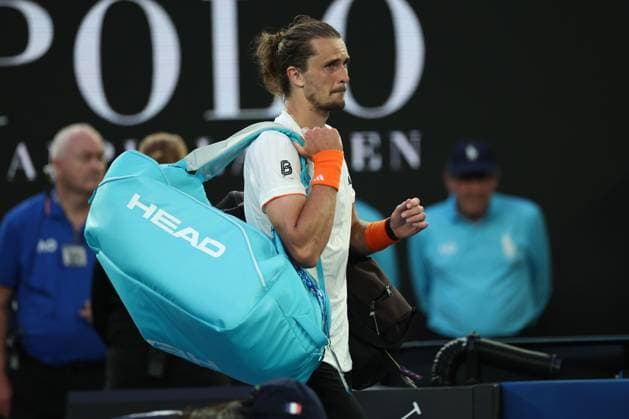 Alexander Zverev loses his Semi-final match Australian Open tennis tournament, Day Thirteen, Melbourne Park, Australia - 30 Jan 2026Melbourne Melbourne Park Victoria (VIC) Australia  Copyright: xEllaxLing Shutterstockx 16455617by