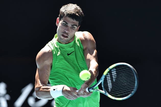 Carlos Alcaraz, ESP, during semifinals at 2026 Australian Open in Melbourne, 30 01 2026; -