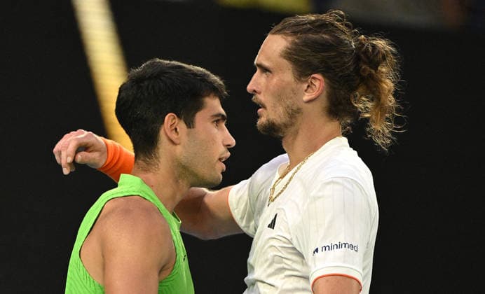 2026 Australian Open Carlos Alcaraz (ESP) , Alexander Zverev (GER)