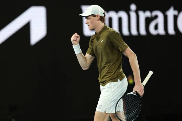 Jannik Sinner during his Semi-final match Australian Open tennis tournament, Day Thirteen, Melbourne Park, Australia - 30 Jan 2026Melbourne Melbourne Park Victoria (VIC) Australia  Copyright: xRachelxBach Shutterstockx 16455618cq