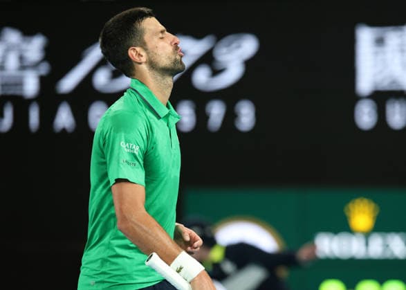Novak Djokovic (SRB), Australian Open 2026 Melbourne Park, Melbourne, Victoria, Australia.. Copyright: xJuergenxHasenkopfx