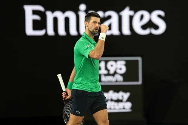 Novak Djokovic during his Semi-final match Australian Open tennis tournament, Day Thirteen, Melbourne Park, Australia - 30 Jan 2026Melbourne Melbourne Park Victoria (VIC) Australia  Copyright: xRachelxBach Shutterstockx 16455618ei
