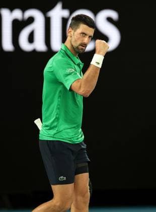 Novak Djokovic during his Semi-final match Australian Open tennis tournament, Day Thirteen, Melbourne Park, Australia - 30 Jan 2026Melbourne Melbourne Park Victoria (VIC) Australia  Copyright: xRachelxBach Shutterstockx 16455618ed