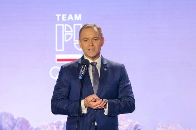 WARSZAWA 30.01.2026 XXV ZIMOWE IGRZYSKA OLIMPIJSKIE MEDIOLAN-CORTINA 2026 - SLUBOWANIE OLIMPIJSKIE REPREZENTACJA POLSKI TEAM PL --- MILANO-CORTINA 2026 XXV OLYMPIC Winter games, Winterspiele,Spiele, Summer games - OLYMPIC OATH OF POLISH national team, Nationalteam IN WARSAW KAROL NAWROCKI PREZYDENT RZECZPOSPOLITEJ POLSKIEJ FOT. ANNA KLEPACZKO FOTOPYK NEWSPIX.PL --- newspix.pl 