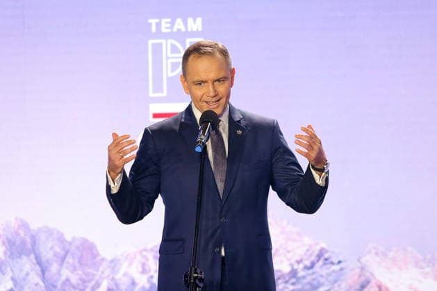 WARSZAWA 30.01.2026 XXV ZIMOWE IGRZYSKA OLIMPIJSKIE MEDIOLAN-CORTINA 2026 - SLUBOWANIE OLIMPIJSKIE REPREZENTACJA POLSKI TEAM PL --- MILANO-CORTINA 2026 XXV OLYMPIC Winter games, Winterspiele,Spiele, Summer games - OLYMPIC OATH OF POLISH national team, Nationalteam IN WARSAW KAROL NAWROCKI PREZYDENT RZECZPOSPOLITEJ POLSKIEJ FOT. ANNA KLEPACZKO FOTOPYK NEWSPIX.PL --- newspix.pl 