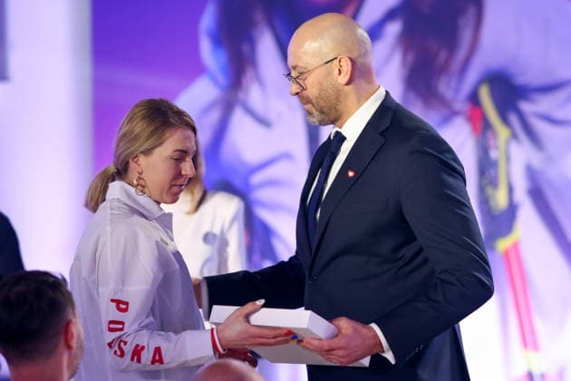 WARSZAWA 30.01.2026 XXV ZIMOWE IGRZYSKA OLIMPIJSKIE MEDIOLAN-CORTINA 2026 - SLUBOWANIE OLIMPIJSKIE REPREZENTACJA POLSKI TEAM PL --- MILANO-CORTINA 2026 XXV OLYMPIC Winter games, Winterspiele,Spiele, Summer games - OLYMPIC OATH OF POLISH national team, Nationalteam IN WARSAW NATALIA CZERWONKA JAKUB RUTNICKI FOT. ANNA KLEPACZKO FOTOPYK NEWSPIX.PL --- newspix.pl 