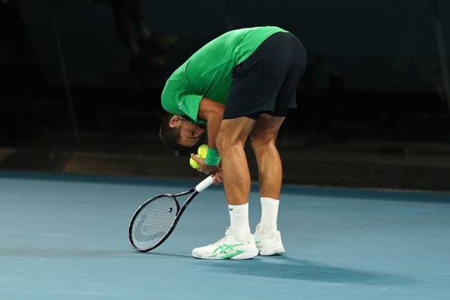Novak Djokovic during his Semi-final match Australian Open tennis tournament, Day Thirteen, Melbourne Park, Australia - 30 Jan 2026Melbourne Melbourne Park Victoria (VIC) Australia  Copyright: xRachelxBach Shutterstockx 16455618fa