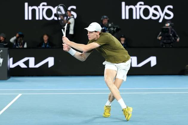 Jannik Sinner during his Semi-final match Australian Open tennis tournament, Day Thirteen, Melbourne Park, Australia - 30 Jan 2026Melbourne Melbourne Park Victoria (VIC) Australia  Copyright: xRachelxBach Shutterstockx 16455618fs
