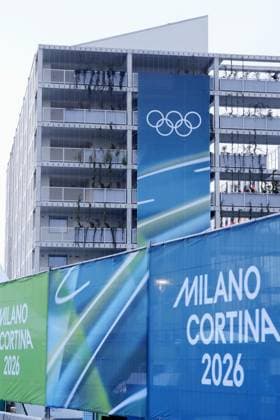 Milan Cortina Winter Olympics Photo taken in Milan, Italy, on Jan. 30, 2026, shows the athletes village for the Milan Cortina Winter Olympics, which opens on Feb. 6.  A14AA0005231487P