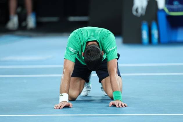 Novak Djokovic wins his Semi-final match Australian Open tennis tournament, Day Thirteen, Melbourne Park, Australia - 30 Jan 2026Melbourne Melbourne Park Victoria (VIC) Australia  Copyright: xRachelxBach Shutterstockx 16455618ij