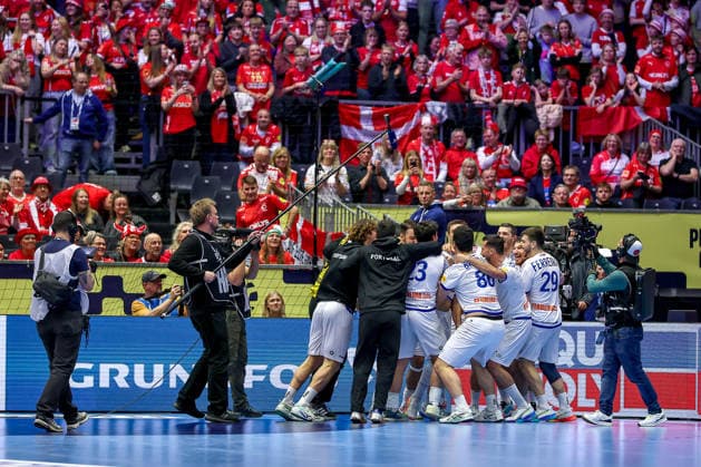 30.01.2026, Handball, Men s EHF EURO 2026, Portugal - Schweden, Jyske Bank Boxen in Herning, Dänemark, Spiel um Platz 5: xxxxxxxxxxxxx Dänemark