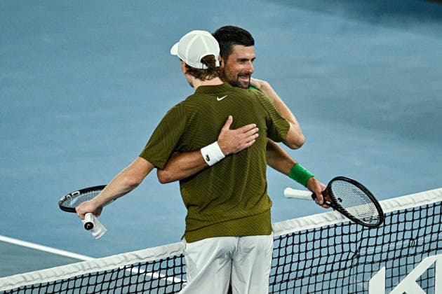 2026 Australian Open Novak Djokovic (SRB) , Jannik Sinner (ITA)