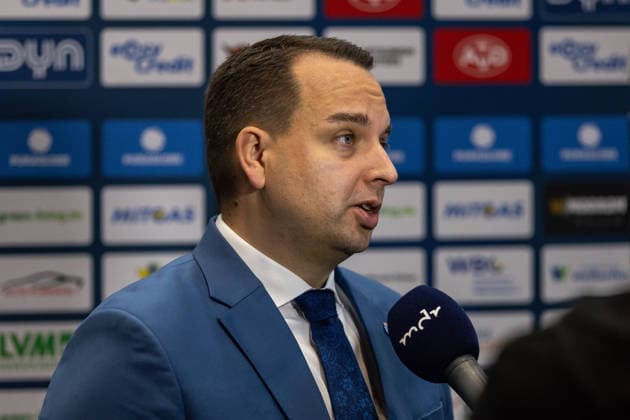 GER, easy-Credit Basketball-Bundesliga, Syntainics MBC - EWE Baskets Oldenburg. 30.01.2026, Stadthalle, Weißenfels, GER, easy-Credit Basketball-Bundesliga, Syntainics MBC - EWE Baskets Oldenburg. Martin Geissler, Geschäftsführer Syntainics MBC beim Interview Â Foto Alexander Trienitz Weißenfels Stadthalle Sachsen-Anhalt Deutschland