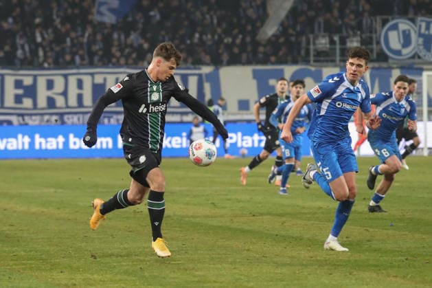 30.01.2026, xgox, Fussball 2. Bundesliga, 1. FC Magdeburg - Hannover 96 emspor, v.l. Noah Weisshaupt (Weißhaupt, Hannover, 10) (DFL DFB REGULATIONS PROHIBIT ANY USE OF PHOTOGRAPHS as IMAGE SEQUENCES and or QUASI-VIDEO) Magdeburg