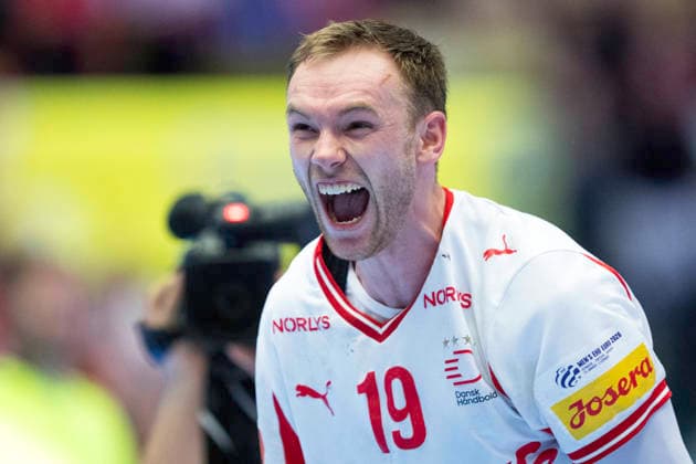 EHF Euro 2026: Denmark - Iceland Denmark s Mathias Gidsel reacts during the EHF Euro 2026 semifinal match between Denmark and Iceland at Jyske Bank Boxen in Herning, Friday, January 30, 2026. (Photo: Bo Amstrup Ritzau Scanpix) , Herning Denmark Mors Copyright: BoxAmrstrupx xRitzauxScanpix BoxAmstrupx spdk20260130-222748-L