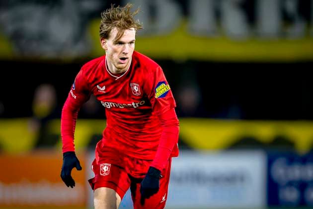 FC Twente midfielder Mats Rots during the match NAC Breda vs FC Twente Enschede at the Rat Verlegh Stadium for the Dutch Vriendenloterij Eredivisie season 2025-2026 in BREDA, Netherlands on 30 01 2026, (Photo by Marcel van Dorst EYE4IMAGES) - *** FC Twente midfielder Mats Rots during the match NAC Breda vs FC Twente Enschede at the Rat Verlegh Stadium for the Dutch Vriendenloterij Eredivisie season 2025 2026 in BREDA, Netherlands on 30 01 2026, Photo by Marcel van Dorst EYE4IMAGES