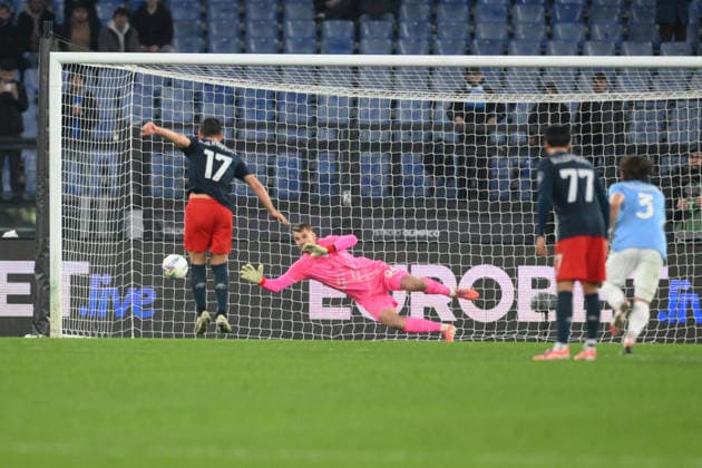 CALCIO - Serie A - SS Lazio vs Genoa CFC Ruslan Malinovskyi of Genoa CFC scores the goal for 2-1 in the 67th minute during the match of 23th day of the Serie A Championship between S.S. Lazio and Genoa CFC at the Olimpico Stadium on Jan 30, 2026 in Rome, Italy. during SS Lazio vs Genoa CFC, Italian soccer Serie A match in Rome, Italy, January 30 2026 Rome Italy  Copyright: xIPAxSport ABACAx