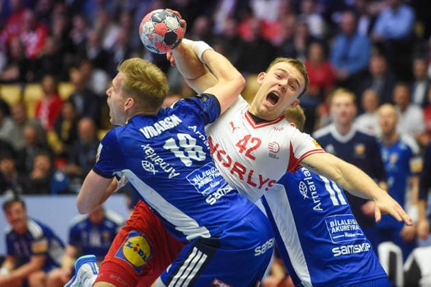 Handball I Herren I Europameisterschaft 2026 I Halbfinale I Dänemark - Island I 30.01.2026 Mathias Gidsel (19, Dänemark) Copyright: xLobeca JanxKirschnerx