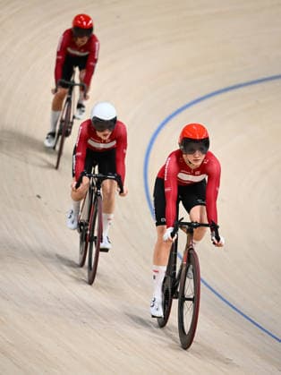 2026 UEC Track Elite European Championships Picture by Olly Hassell SWpix.com - 31 01 2026 - Cycling - 2026 UEC Track Elite European Championships - Konya Velodrome, Konya, Türkiye - Training - Laura Auerbach-Lind (Denmark) Copyright: x xSWpix.comx(t axPhotographyxHubxLtd)xOllyxHassell SWpix.comx SWP-3177-0008