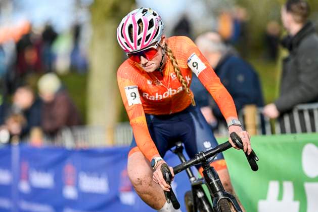 UCI World Championships 2026 Hulst HULST, THE NETHERLANDS - JANUARY 31 : Nieuwenhuis Rianne (Ned) in action during the 2026 UCI Cyclo-Cross World Championships for Women Junior on January 31, 2026 in Hulst, The Netherlands, 31 01 2026 Hulst The Netherlands  Copyright: xNicoxVereeckenx