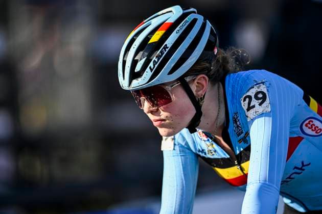 UCI World Championships 2026 Hulst HULST, THE NETHERLANDS - JANUARY 31 : Geuens Liese (Bel) after the race during the 2026 UCI Cyclo-Cross World Championships for Women Junior on January 31, 2026 in Hulst, The Netherlands, 31 01 2026 Hulst The Netherlands  Copyright: xNicoxVereeckenx