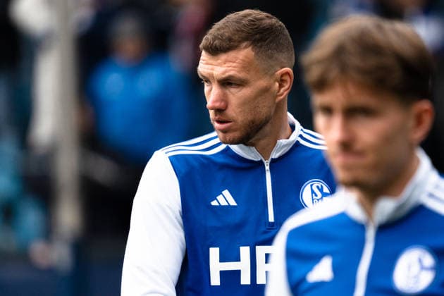 Deutschland: 2. Bundesliga 2025 26 VfL Bochum vs. FC Schalke 04 20. Spieltag Samstag, 31.01.2026 Vonovia Ruhrstadion (Nordrhein-Westfalen, Deutschland) Edin Dzeko (10)