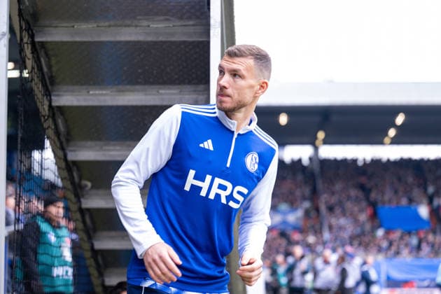 31.01.2026, Fussball, 2. Bundesliga, Saison 2025 2026, 20. Spieltag, VfL Bochum - FC Schalke 04, Edin DÅ¾eko Dzeko (FC Schalke 04) xRHR-FOTO YYx